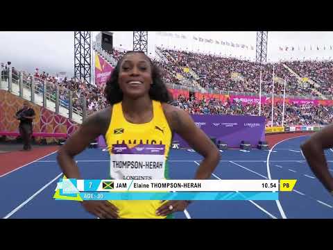 CWG: Women's 100m Round 1 - Heat 2  | Sprinting | SportsMax TV