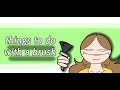 Things I Could Do With A Brush Small Rant