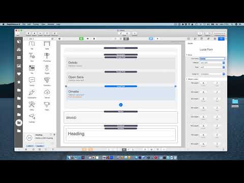 UIkit 3 - Typography and Local Fonts
