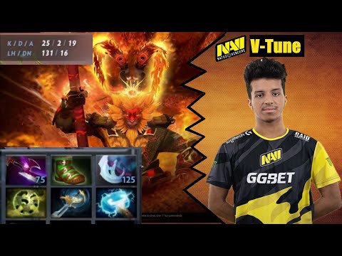 HOW TO PLAY MONKEY KING CARRY BY NAVI.V-TUNE - 25 MONSTER KILLS | DOTA 2 GAMEPLAY