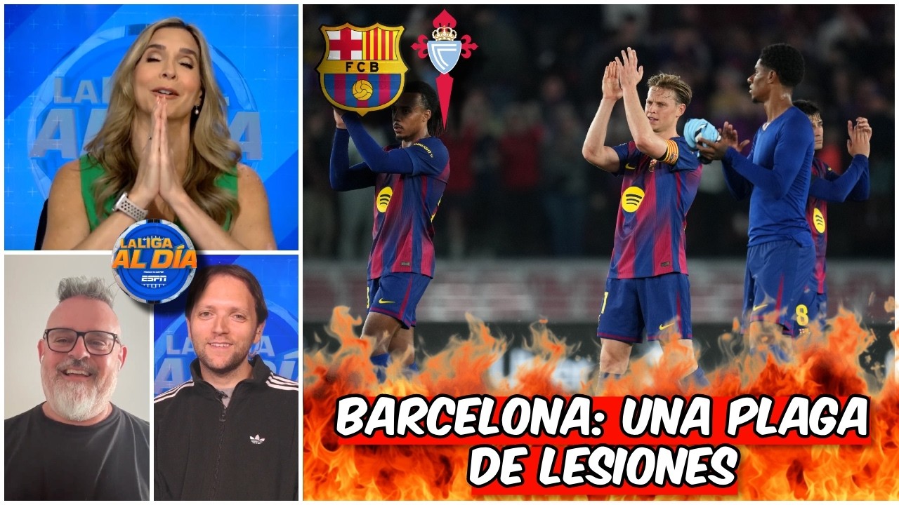 BARCELONA SUFRIÓ ante CELTA VIGO y será COMPLICADO GANAR LALIGA sin LAMINE YAMAL | La Liga Al Día