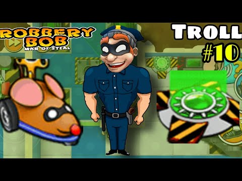 Robbery Bob Troll : Skinny Cop Costume - Use 200 Wind-up Toy - 200 Teleport Mine Part 10