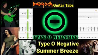 Summer Breeze - Type O Negative - Guitar + Bass TABS Lesson (Request)