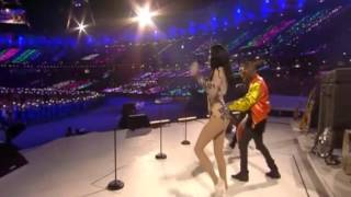 Taio Cruz Tinie Tempah, Jessie J  en la clausura de los Juegos Olimpicos LONDON 2012