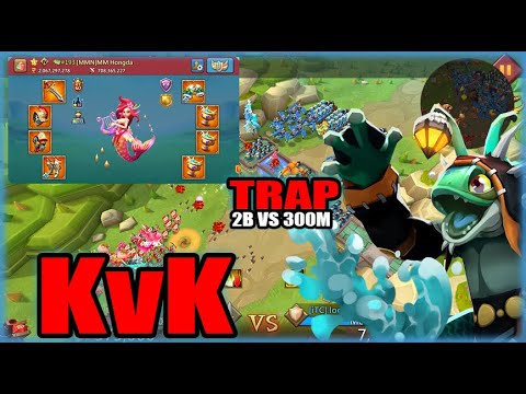 ESTO PASO en KvK 🔥 TITAN con SET CAMPEON me ATACA (Prueba 1) Rally Trap - Lords Mobile ES