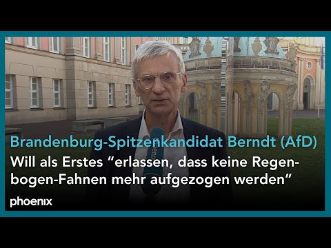 Hans-Christoph Berndt: AfD-Spitzenkandidat für die Landtagswahl in Brandenburg | 17.09.24