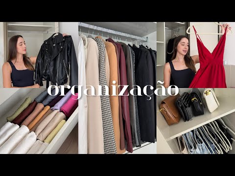 ORGANIZANDO MEU NOVO GUARDA-ROUPA| tour completo, todas as minhas peças, dicas práticas e muito mais