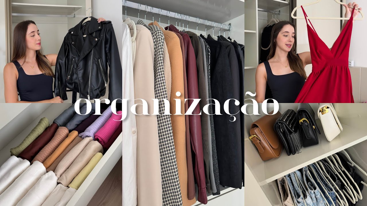 ORGANIZANDO MEU NOVO GUARDA-ROUPA| tour completo, todas as minhas peças, dicas práticas e muito mais