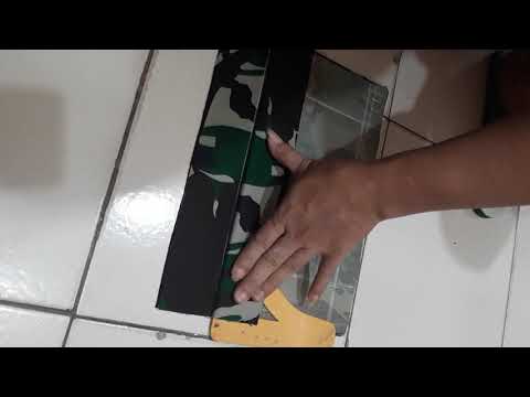 Pembuatan pola saku gamblok pdl