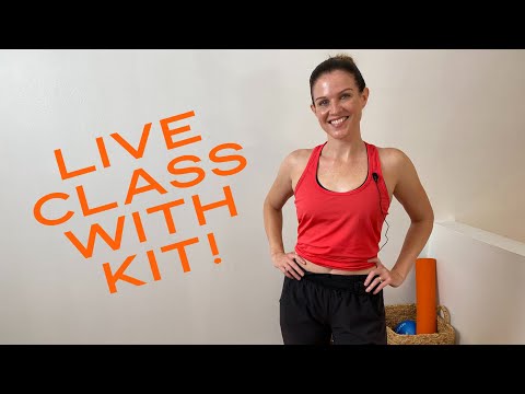 Day 2: 35 Minute Strength + Cardio  (w/ Small Towel or Sliders) with Kit Rich