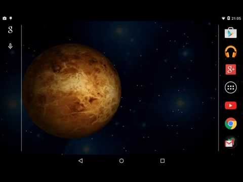 3D Planets Live Wallpaper Video