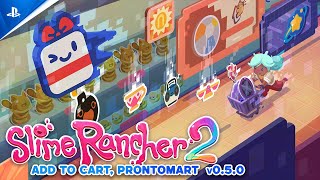 Slime Rancher 2 Add to Cart, ProntoMart Content Update Trailer