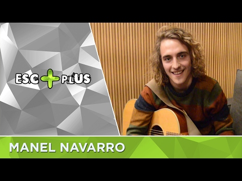 Manel Navarro sends greetings to ESC+Plus (Spanish finalist for Eurovision 2017)