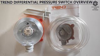 Trend Differential Pressure Switch /  User-Adjustable /  Air Handling Systems