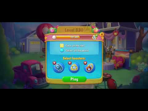 Fishdom gameplay level 830