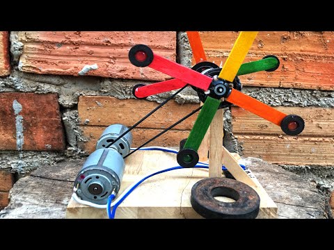 Electricity Free Energy Generator Self Running DC Motor Handmade Science Invention