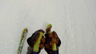 preview picture of video 'Vaujany Giant Slalom April 2013 - Luke Lawrence Crash'