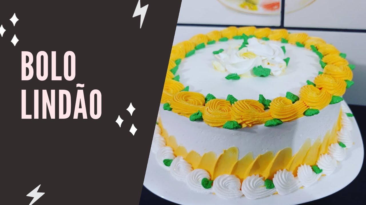 Watch Now Bolo Branco e Amarelo| Hellen Rose Bolo Branco e Amarelo| Hellen Rose