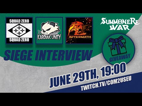 Siege Battle Meta Interview with the TOP4 Guilds from Siege Tournament !