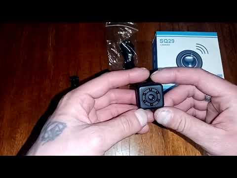Мини камера SQ29, Wi-Fi, ночная съемка, как вкл. инфрокрасную съемку