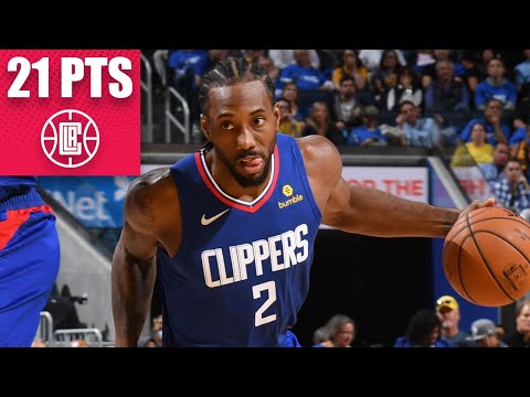 Kawhi Leonard's 21-point game leads Clippers to blowout vs. Warriors | 2019-20 NBA Highlights