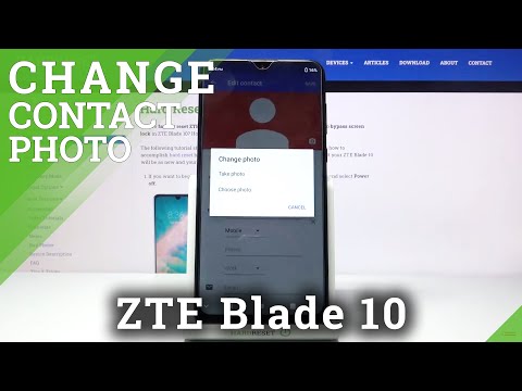 How to Add Photo to Contact in ZTE Blade 10 – Personalize Contact