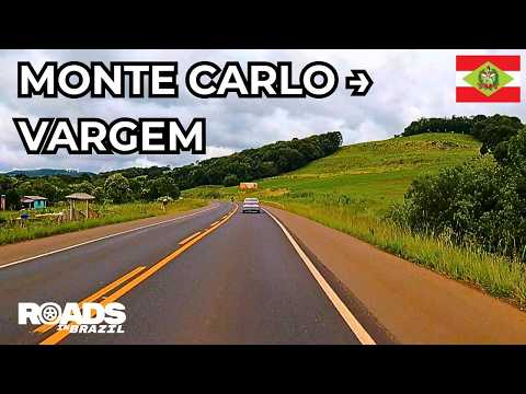 Monte Carlo → Vargem | SC-452 e paisagens do interior | POV Dashcam Drive | Santa Catarina, Brazil