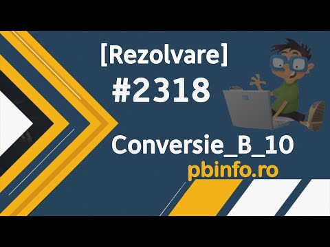 [Rezolvare] pbinfo 2318 - Conversie_b_10 (Conversia unui numar din baza b in baza 10)