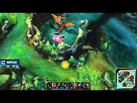Rush vs Jankos - Lee Sin vs Nidalee - 1vs1 C9 vs H2K - League of Legends