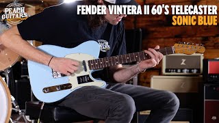 Video thumbnail for No Talking...Just Tones | Fender Vintera II 60s Telecaster | Rosewood - Sonic Blue by Peach Guitars