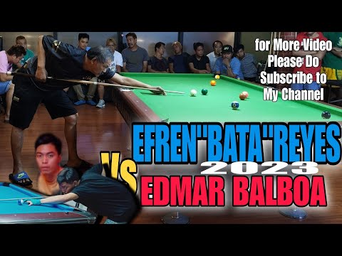 5 EFREN BATA REYES VS EDMAR BALBOA PAREHAS RACE 20 EXHIBITION MATCH 40K GUARANTED