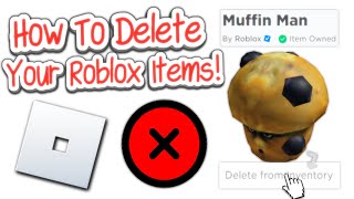 How to DELETE Items From Inventory on Roblox! (2024)