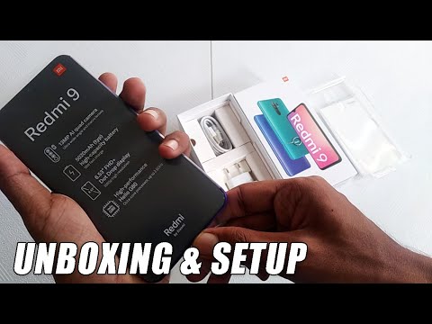Redmi 9 Unboxing & Setup First Turn On Xiaomi Redmi 9