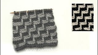 How to work a Pepita pattern