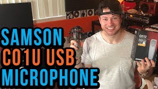 Video thumbnail for Unboxing a $35 Samson Co1u USB Microphone (HIGHLY Recommend) by Smart Rapper