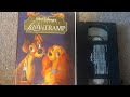 Opening To Lady And The Tramp 1998 VHS
