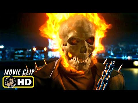 GHOST RIDER (2007) Extended Cut - Ghost Rider Vs. Abigor [HD] Nicolas Cage
