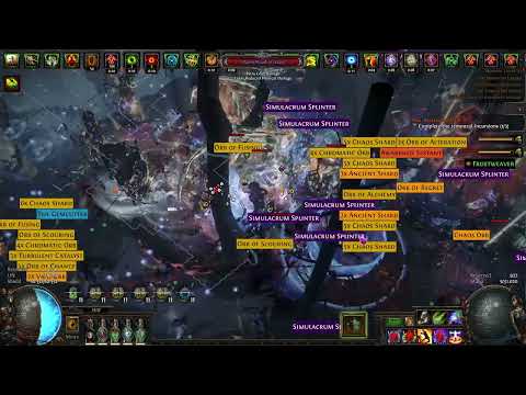 Spark Aura Stacker Ascendant 3.17/3.18 - 15 auras 90% Max. Res 100% Delirium Map