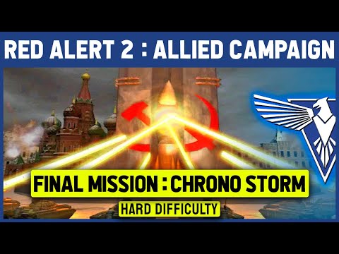 Red Alert 2 - Allied Final Mission 12 Chrono Storm - Under Par Time On Hard Difficulty
