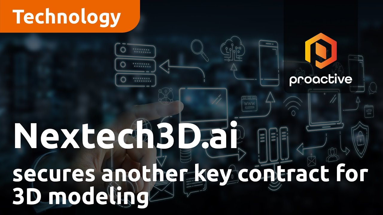 Nextech3D.ai secures another key contract for 3D modeling with large industrial equipment company