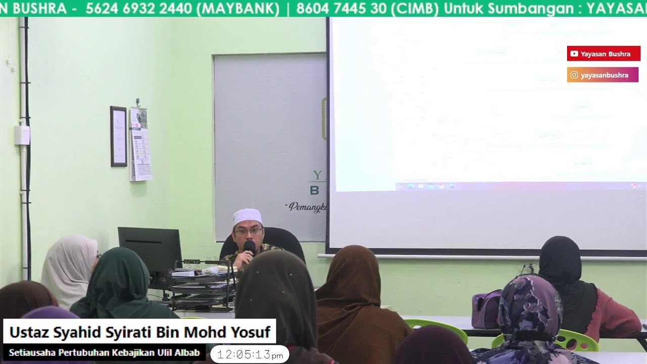 Kuliah Ilmu Mingguan Asnaf - 18 Ogos 2024