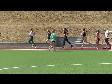 Női svédváltó bemelegítő futása botátadással 1