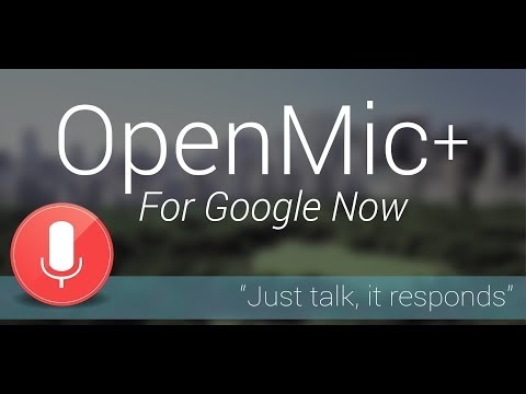 Open Mic+ for Google Now Video