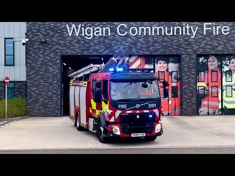 Wigan’s First Pump Turnout - Greater Manchester Fire and Rescue Service