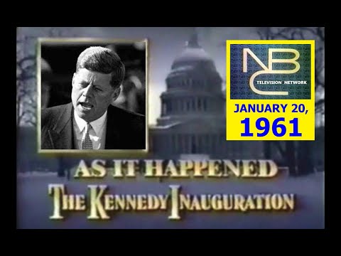 JFK'S INAUGURATION (JANUARY 20, 1961) (NBC-TV COVERAGE)