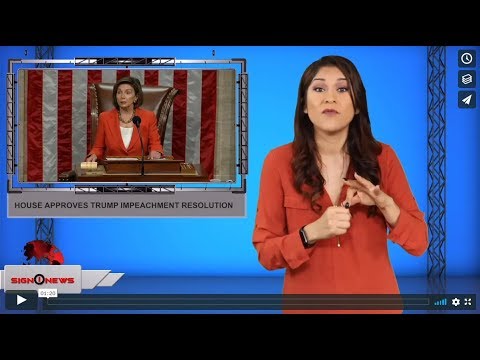 House approves Trump impeachment resolution (ASL - 10.31.19)