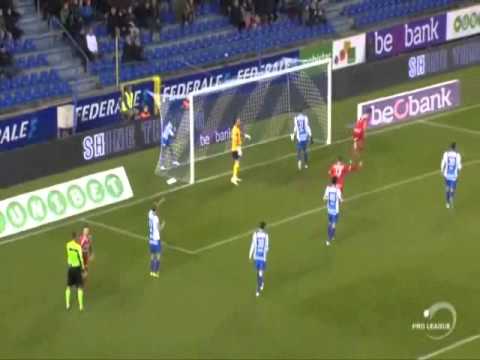 Doelpunt wordt plots corner tijdens rc genk vs kv kortrijk 2014