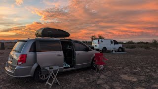 Time to Expand My Horizons! | Living Full Time in a Minivan Camper - Typical Day in the Desert