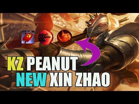 Kingzone DragonX Peanut Play Xin Zhao Jungle Pro Replays