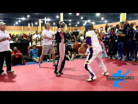Raelynn Perkins vs Nicole Pelland - Women's Sparring - US Open 2014 Merge